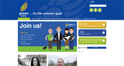 Desktop Screenshot of join.greenpartyni.org